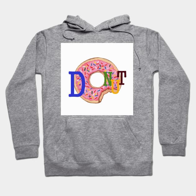 STRAWBERRY Sprinkled Donut For Donut Lovers Hoodie by SartorisArt1